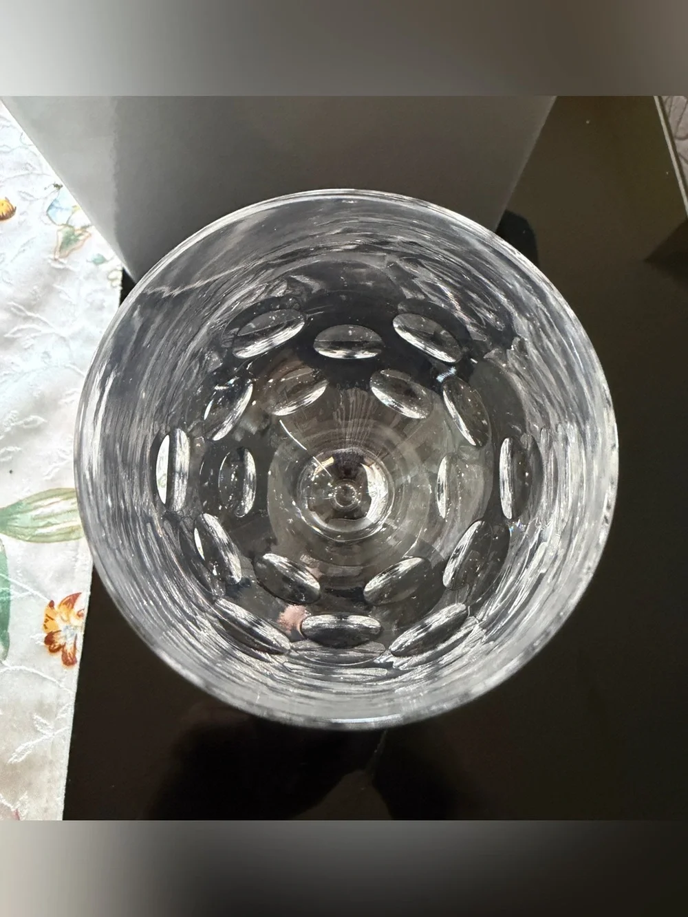 Rogaska Celebration Crystal Disco Beat Crystal Wine Glasses Set of 4 – Mint!!!